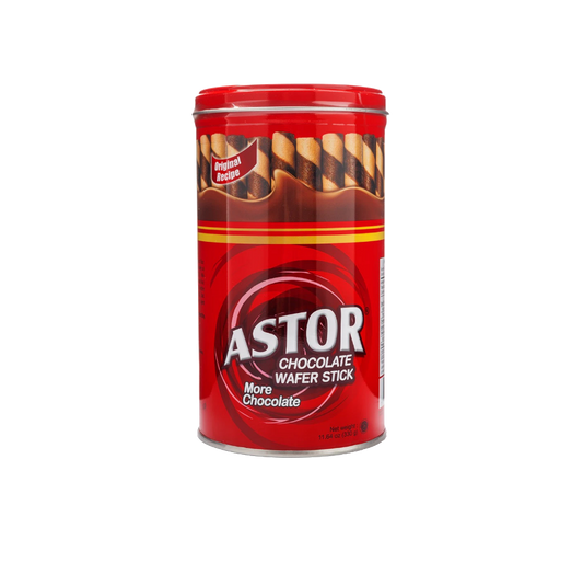 Astor Chocolate Wafer Stick Tin 11.65 oz