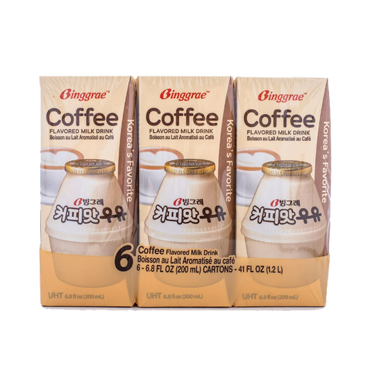 Binggrae Coffee Flavored Milk Drink 200ml*6 1 each